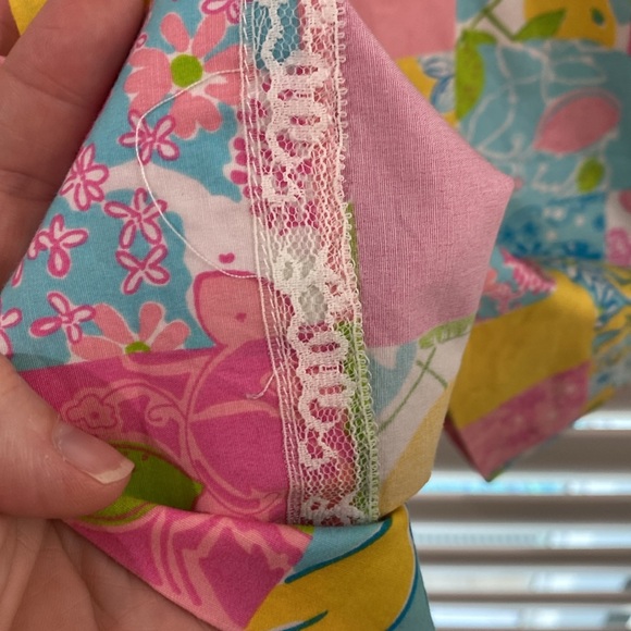 Lilly Pulitzer vintage y2k 90s patchwork dress. Size 6 - Picture 10 of 12